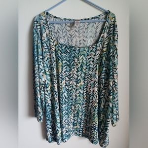 Covington Woman Tunic Square Neck 24/26W